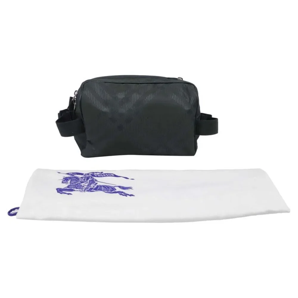 Burberry Check-Jacquard Belt Bag in Olive Polyamide - Picture 6 of 10